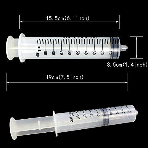 Algopix Similar Product 16 - Momok Large Plastic Syringe 100ml