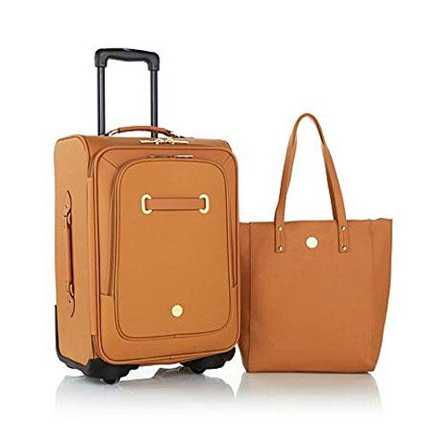 Algopix Similar Product 6 - Joy Mangano Rich Leather Luggage