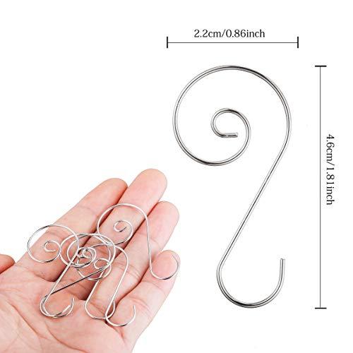 Algopix Similar Product 8 - MELLIEX 120pcs Christmas Ornament Hooks