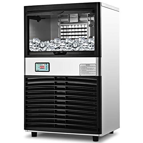 Algopix Similar Product 14 - COSTWAY Commercial Ice Maker 100LB24H
