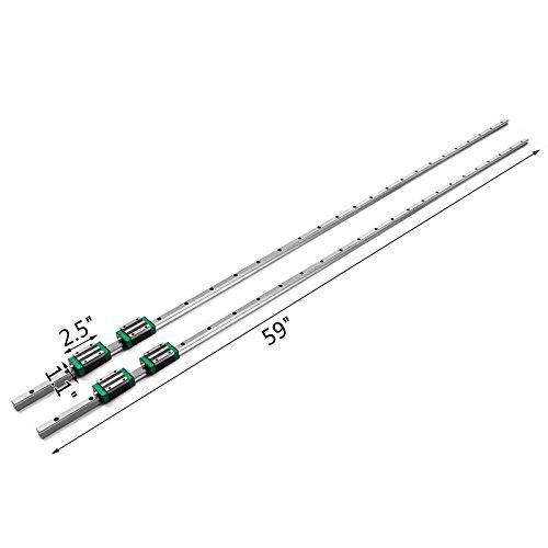 Algopix Similar Product 13 - SHZOND 2PCS Linear Rail 05959 Inch