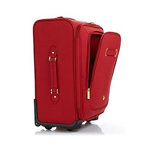 Algopix Similar Product 8 - Joy Mangano Rich Leather Luggage