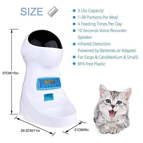 Algopix Similar Product 10 - Xuliyme Automatic Cat Feeder Auto Pet