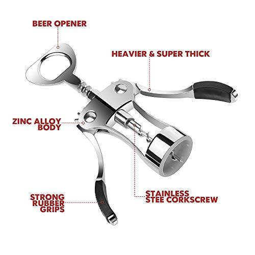 Algopix Similar Product 16 - Wing Corkscrew Wine Opener and Bottle
