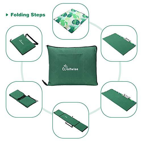 Algopix Similar Product 10 - WolfWise 70x59 Large Picnic Blanket