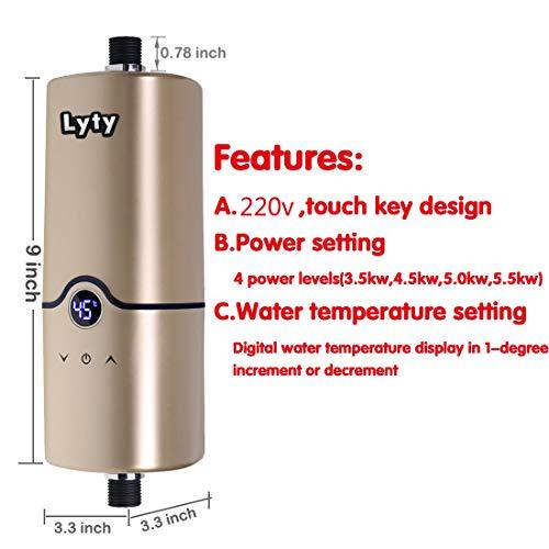 Algopix Similar Product 12 - Instant Tankless Water Heater Electric