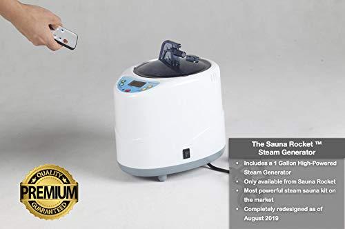 Algopix Similar Product 10 - Sauna Rocket  Home Steam Sauna Kit for