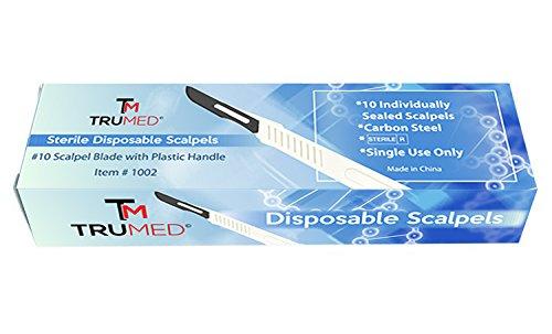 Algopix Similar Product 20 - TruMed 1002 Disposable Scalpels with