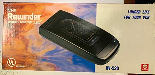 Algopix Similar Product 17 - Kinyo UV-520 VHS Rewinder BLACK
