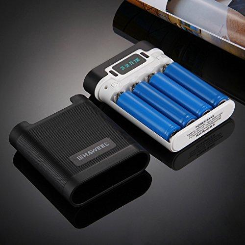 Algopix Similar Product 8 - HAWEEL 4 x 18650 Charger Box Portable