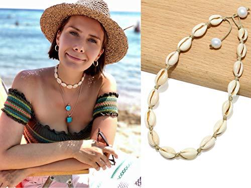 Algopix Similar Product 9 - POTESSA Natural Shell Beads Handmade