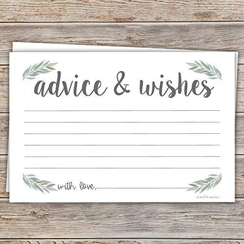 Algopix Similar Product 6 - Greenery Watercolor Advice and Wishes