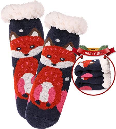 Algopix Similar Product 2 - Boys Girls Slipper Socks Fuzzy Warm
