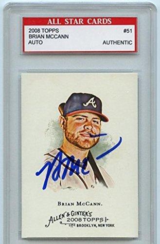 Algopix Similar Product 18 - Brian Mccann 2008 Allen  Ginter All