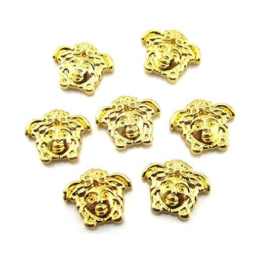 Algopix Similar Product 14 - 10 pieces per set Medusa nail metal