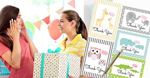 Algopix Similar Product 10 - Thank You Cards for Baby Shower Kids