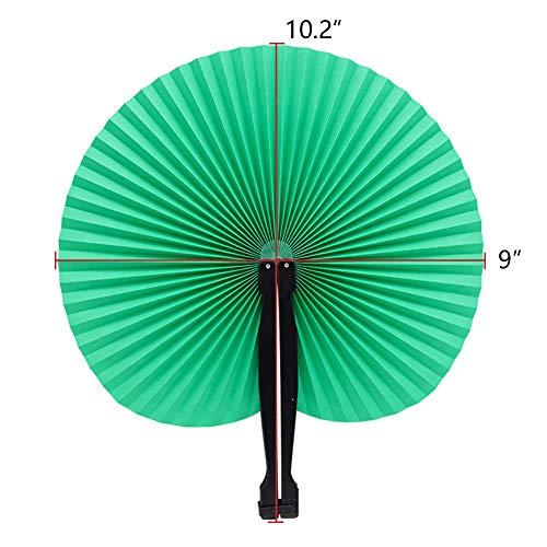 Algopix Similar Product 2 - Johouse 12PCS Paper Fans Round Shaped