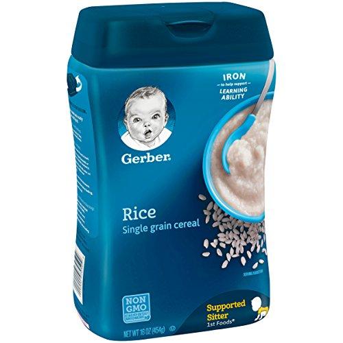 Algopix Similar Product 13 - Gerber Baby Cereal SingleGrain Rice