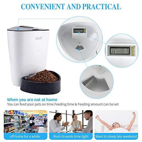 Algopix Similar Product 6 - ROMEKER Automatic Cat Feeder 4L Smart