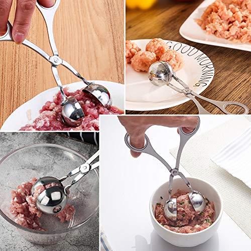 Algopix Similar Product 4 - Meat Ballers KOMAKE 2 PCS Stainless