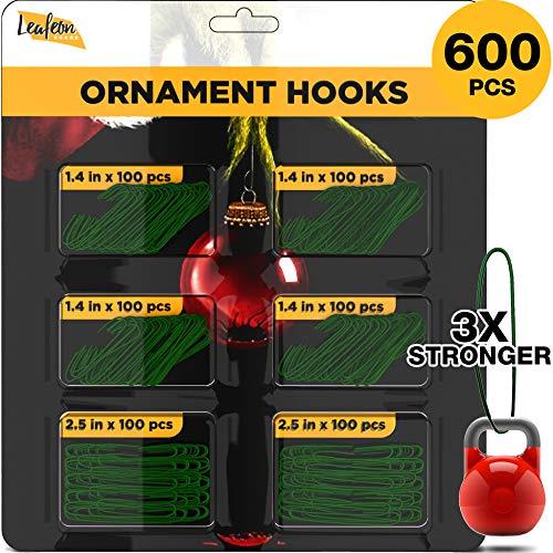 Algopix Similar Product 9 - Leafeon 600 Pack Ornament Hooks 