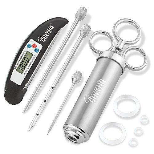 Algopix Similar Product 12 - CHEFHQ Marinade Meat Injector Kit with
