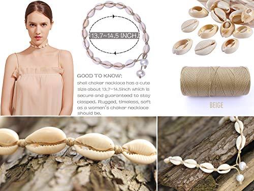 Algopix Similar Product 2 - POTESSA Natural Shell Beads Handmade