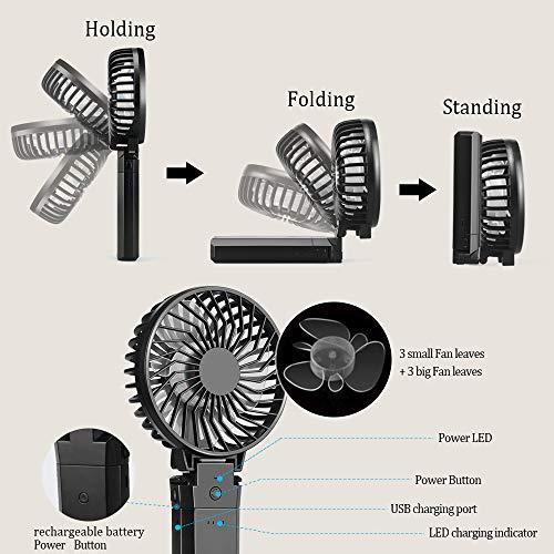Algopix Similar Product 13 - Handheld Personal Powerbank Fan