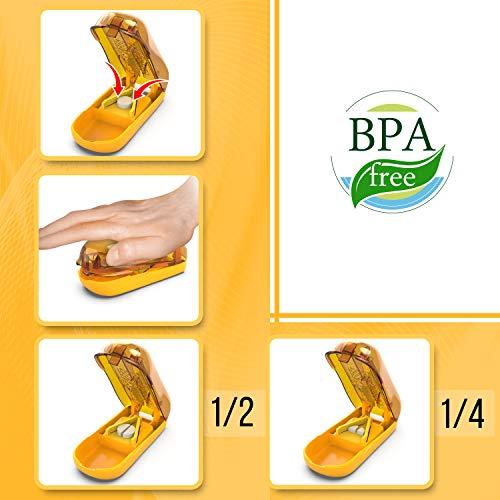 Algopix Similar Product 2 - Pill Cutter Splitter  Tablet Pill