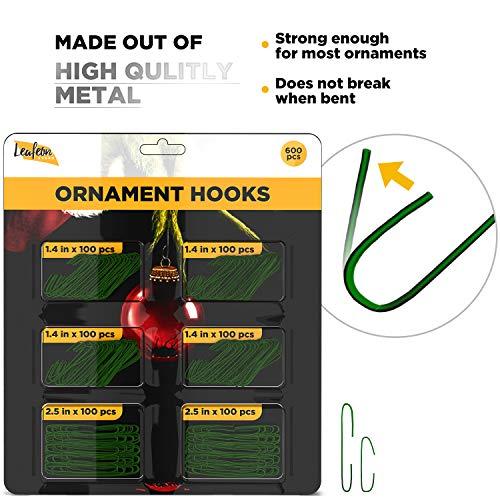 Algopix Similar Product 8 - Leafeon 600 Pack Ornament Hooks 