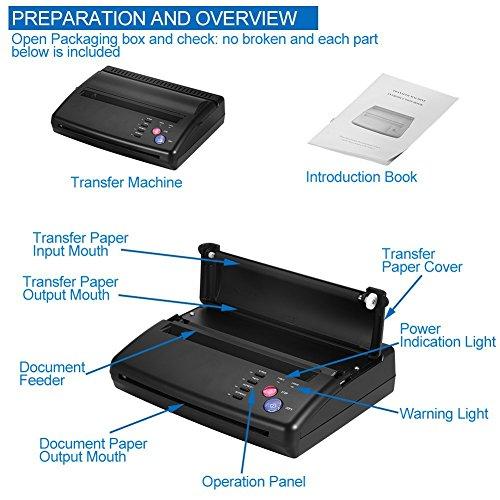 Algopix Similar Product 7 - Tattoo Transfer Machine Professional