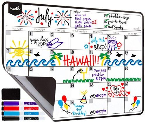 Algopix Similar Product 19 - Magnetic Dry Erase Calendar for Fridge