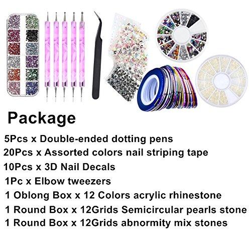 Algopix Similar Product 18 - Nail Art Kit  30Pcs Tape Line Nail