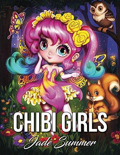 Algopix Similar Product 16 - Chibi Girls An Adult Coloring Book