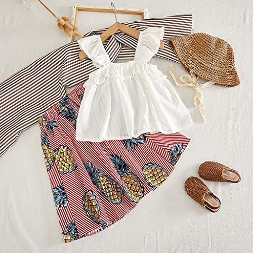 Algopix Similar Product 2 - SIN vimklo Kids Skirt Set Girls Wooden