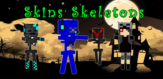 Algopix Similar Product 11 - Skeleton Skins for minecraft pe