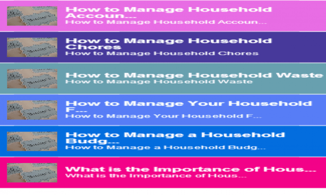 Algopix Similar Product 5 - Managing household