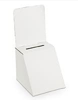 Algopix Similar Product 20 - 6 x 5 x 8Inch White Cardboard Ballot