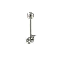 Algopix Similar Product 5 - caralin Stainless Steel Tongue Studs