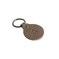 Algopix Similar Product 12 - Custom Leather Circle Key FobCharm