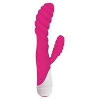 Algopix Similar Product 13 - Diana 20x Rippled Silicone Rabbit Vibe