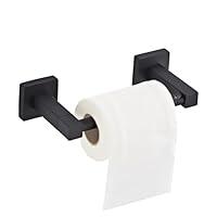 Algopix Similar Product 3 - Matte Black Toilet Paper Holder Wall