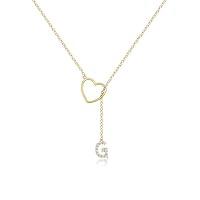 Algopix Similar Product 20 - Ewrkbr Gold Initial Necklace for