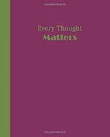 Algopix Similar Product 2 - Sketchbook Every Thought Matters