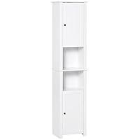 Algopix Similar Product 12 - HOMCOM Tall Bathroom Storage Cabinet