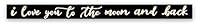 Algopix Similar Product 14 - PBWW I Love You to The Moon and Back