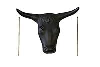 Algopix Similar Product 9 - AJ Tack Steer Head Roping Dummy Black