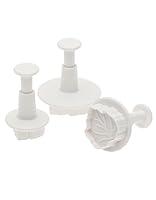 Algopix Similar Product 4 - Ateco Set of 3 Sugar Paste Wide Leaf