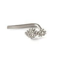 Algopix Similar Product 1 - Indian Silver Nose Stud Dainty Nose