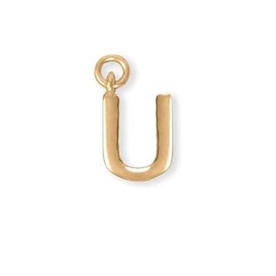 2Pcs ID Initial Letter Charm Personalized Identification Letter